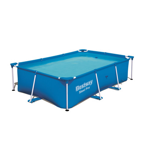 Piscina desmontable rectangular pvc 259x170x61 cm