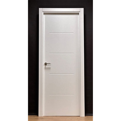 Pack puerta maciza sahara de 62,5 cm drch + jambas+manivela