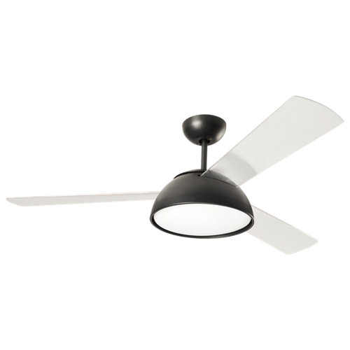Ventilador de techo con led gregal 140 cm negro dc tg