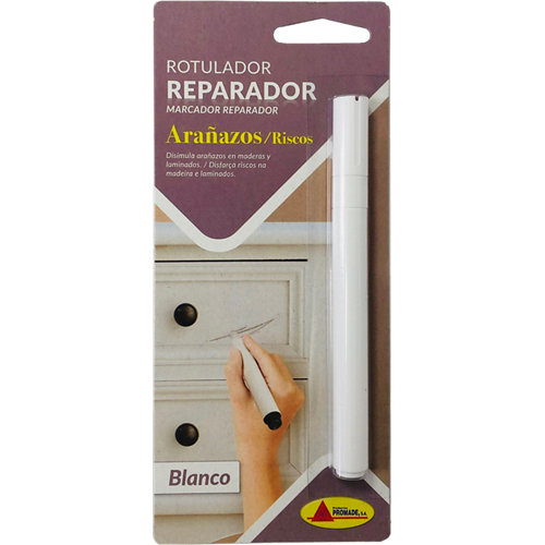 Rotulador reparador de madera promade blanco