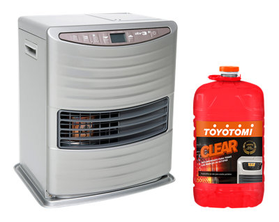 Estufa parafina electricidad Zibro con bidón 10L.