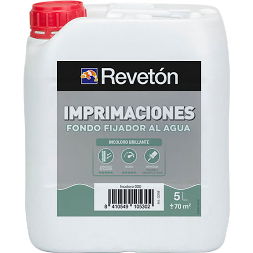 Imprimación fijadora incolora revetón 5l