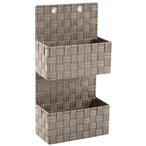 Cesta de baño / ducha beige 22x11.5 cm de la marca VERSA en acabado de color Beige fabricado en Nailon
