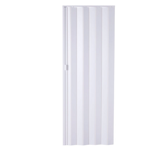 Puerta plegable de pvc blanco 83 x 205 cm