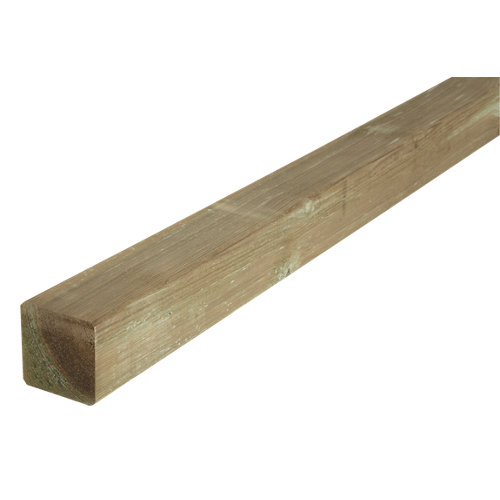 Pack de 4 travesaños de madera para suelo 5x205 cm