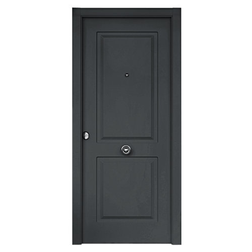 puerta bonn blanco de apertura izquierda de 115 cm 23 Puerta de entrada metálica saga 2 cuadros gris derecha de 90x210 cm