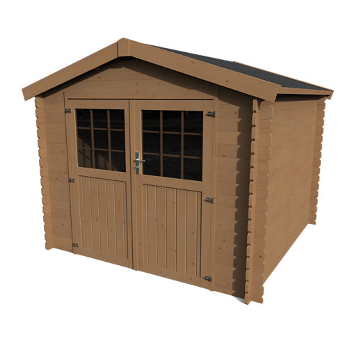 Caseta de madera kabeo axess+ de 288.9x228.5x272.9 cm y 7.88 m2