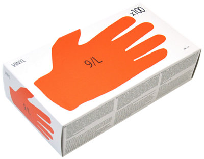 Caja de 100 guantes vinilo talla L - Ver Precio en 【Leroymerlin】