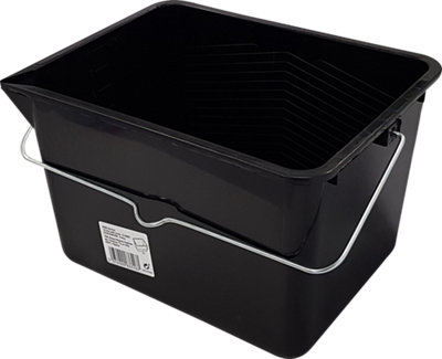CUBETA PINTOR 16L CON BANDEJA Negro