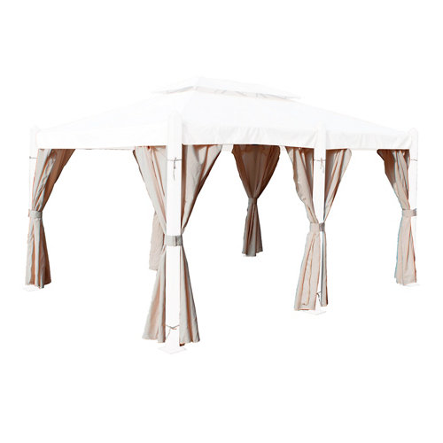 Cortinas para pérgola barbados beige