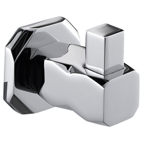 Percha de baño ikon gris / plata brillante de la marca MAIER en acabado de color Gris / plata fabricado en Latón