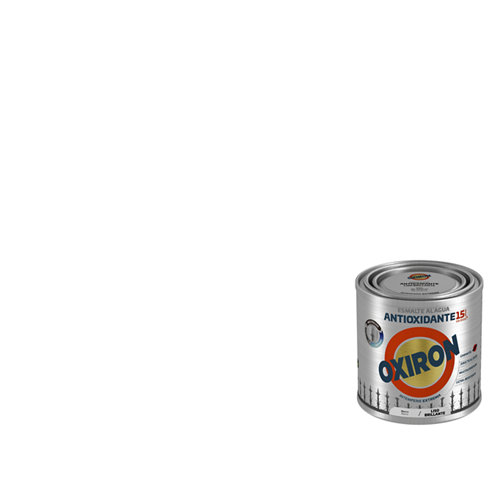 Pintura oxiron liso agua brillo 0 75l blanco