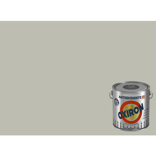 Pintura oxiron liso agua brillo 2 5l plata