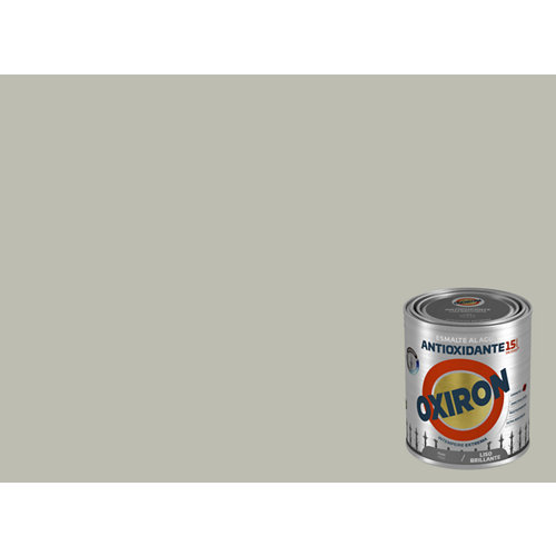 Pintura oxiron liso agua brillo 0 75l plata