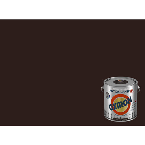 Pintura oxiron liso agua brillo 2 5l tabaco