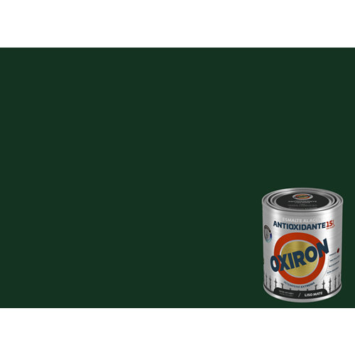 Pintura oxiron liso agua mate 0 75l verde carruaje