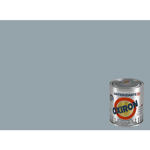 Pintura oxiron liso agua satinado 0,75l gris perla