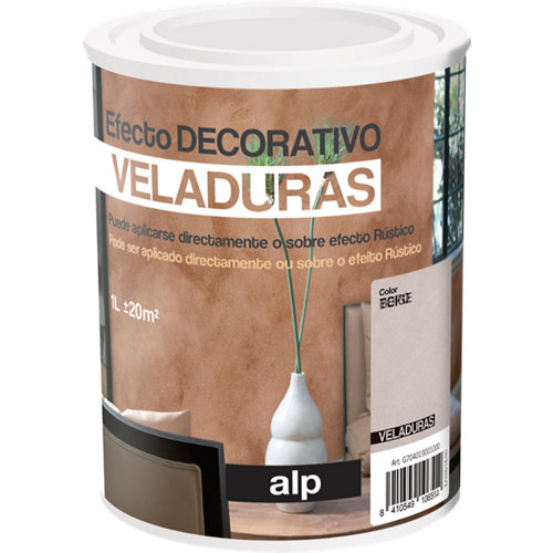 Pintura efecto veladura 1l beige