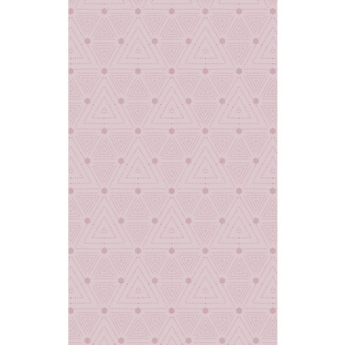 Mini rollo triángulos rosa
