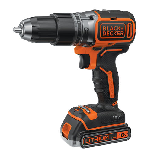 Taladro sin cable black + decker 18 v