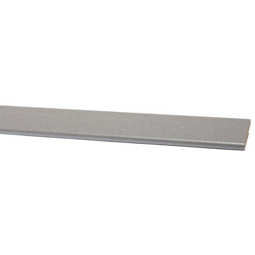 Bizcocho de mdf melamina gris 32x5 mm x 2,43 m (ancho x grueso x largo)