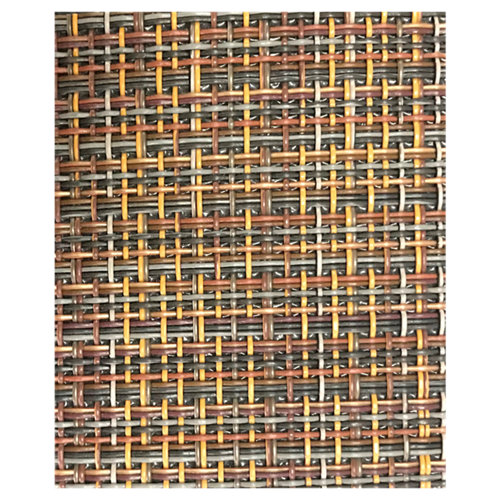 Alfombra marrón poliéster y pvc 45 x 60cm