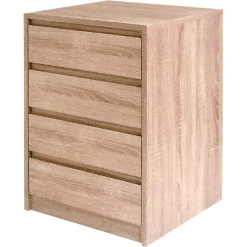 Kit de peldaños long ancho 65cm cromo/nogal 26 Cajonera 4 cajones serie montada roble con uñero 72x50x50cm (altoxanchoxfondo)