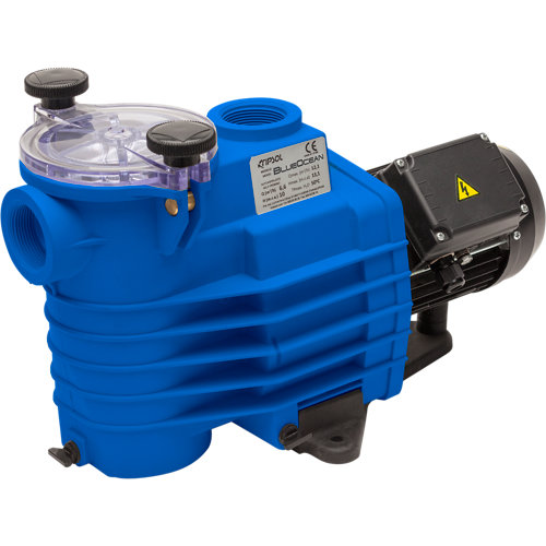 Bomba de piscina hayward blue ocean 0.5 cv para una piscina de de 5 a 10 m3