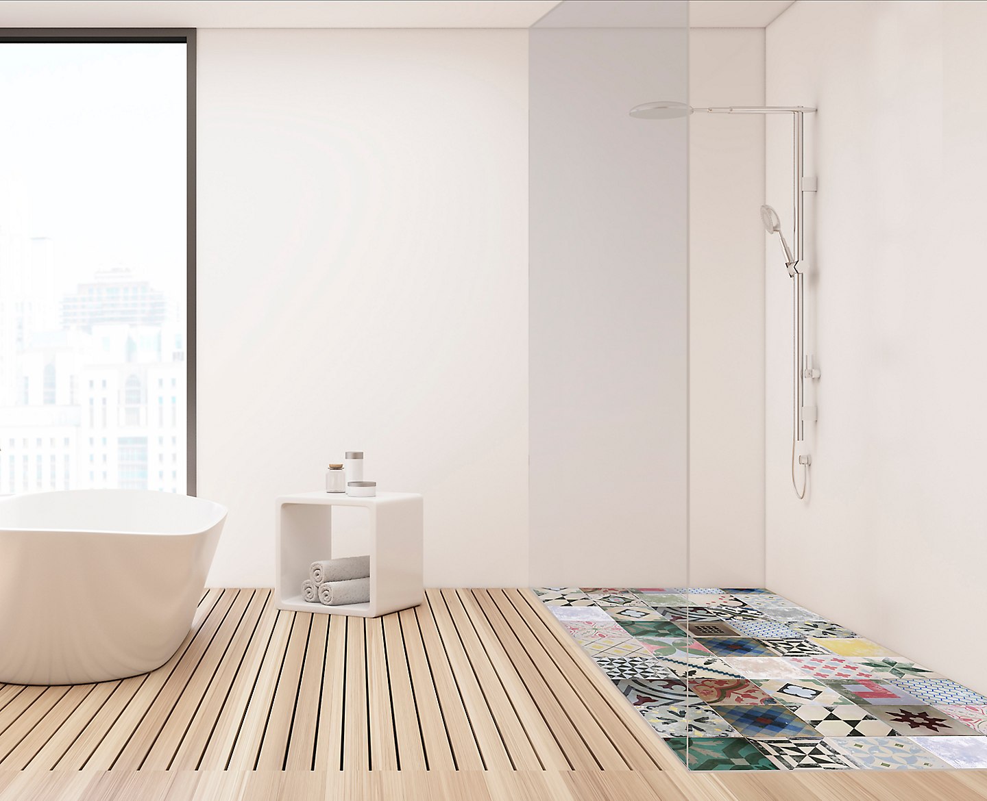 Una Ducha A Ras De Suelo Leroy Merlin