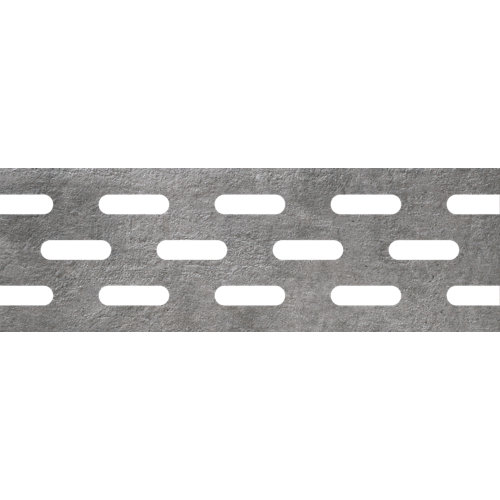 Porcelanico esmaltado solna gris mt 15x90 26 Borde de peldaño porcelana negro de 20 x 61 cm