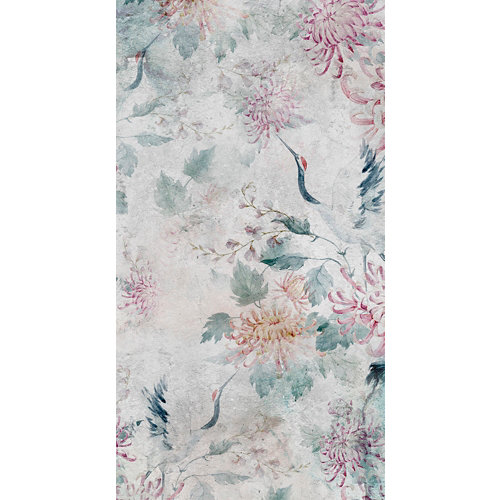 Alfombra gris pvc garza japonesa 3825 80 x 150cm