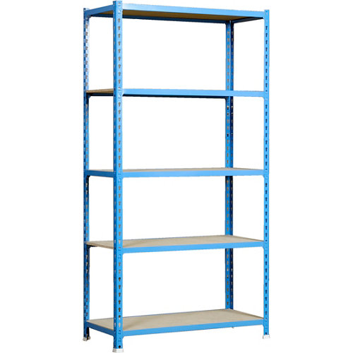 Estanteria sin tornillos metalica maderclick azul mini 5/40