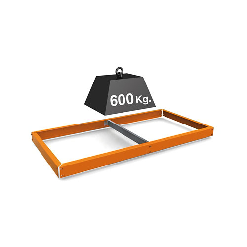 Estante adicional simonforte naranja 240x90x30cm
