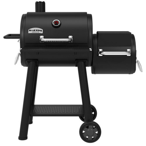 Barbacoa ahumador de carbón y leña broil king regal offset 400