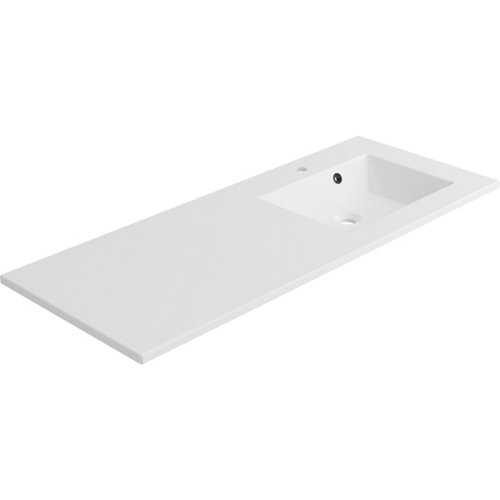 Lavabo modern blanco 121x11.2x48.5 cm
