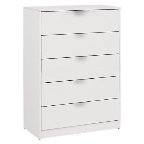 Puerta dalí blanco de apertura izquierda de 115.00 cm 27 Cajonera 5 cajones serie one blanco 110.9x80x40cm (altoxanchoxfondo cm)