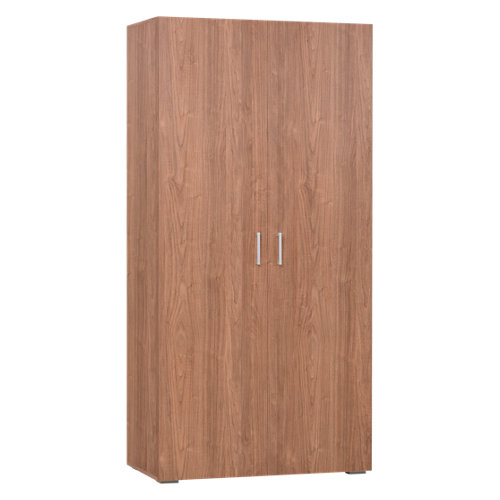 Armario serie one nogal abatible 2 puertas 200x100x50cm