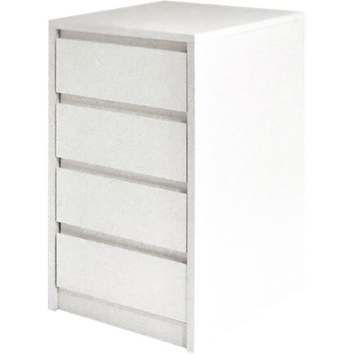 Kit de peldaños cube para escaleras de diametro 138cm blanco/nogal 27 Cajonera 4 cajones serie montada blanco con uñero 72x40x50cm (altoxanchoxfondo)