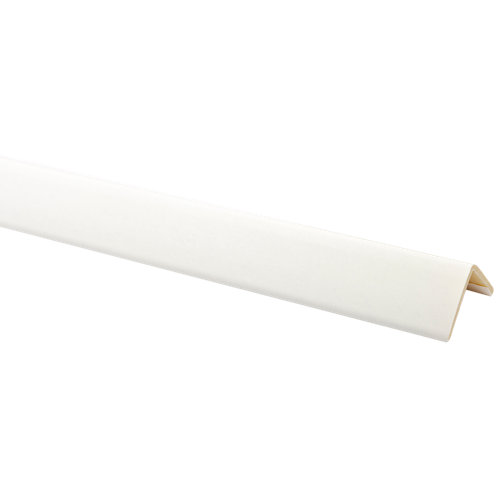 Puerta oslo acacia ciega 110x62,5 cm d 28 Guardavivo de pvc blanco adhesivo 28x28 mm x 2,44 m (ancho x grueso x largo)