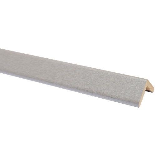 Composición nº15 spaceo home armario kit vestidor sin puertas gris 240x80x60cm 28 Guardavivo de mdf melamina gris 30x30 mm x 2,43 m (ancho x grueso x largo)