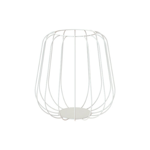 Soporte decorativo taj mahal blanco 24x24x25cm