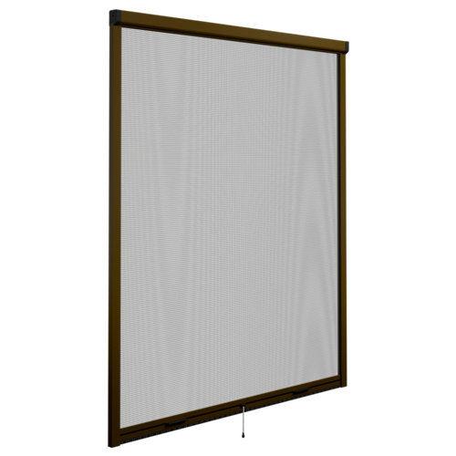 Mosquitera enrollable elite bronce para ventana de 160x160 cm (ancho x alto)