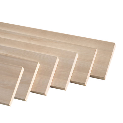 Cómoda 9 cajones anish madera 60x25x71,5cm 26 Kit de 6 jamba plana mdf acacia 90 x 10 mm