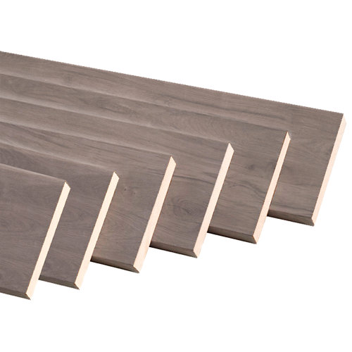 Kit 6 jambas plana mdf roble gris 90 x 10 mm