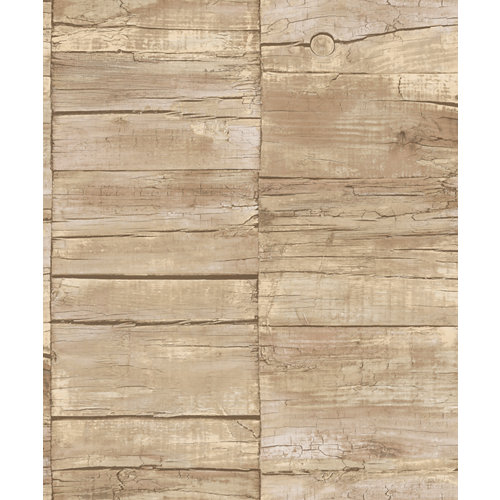 Papel imitación madera marrón 5,3 m²
