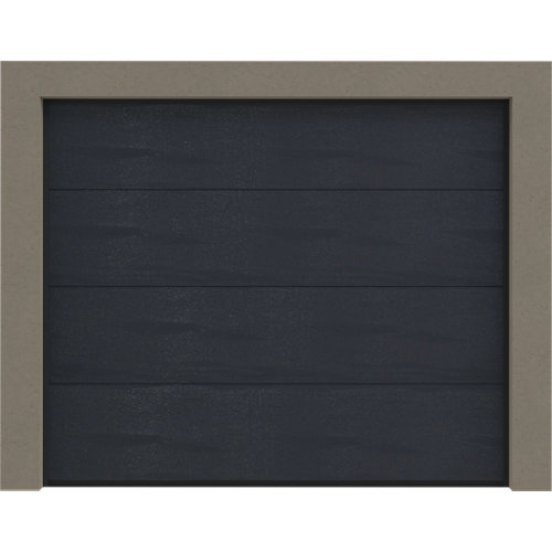 Puerta garaje seccional primo motorizada gris antracita 250x212,5 cm