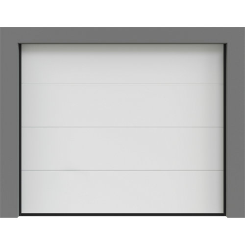 Puerta garaje seccional motorizada blanco 250x212 5 cm