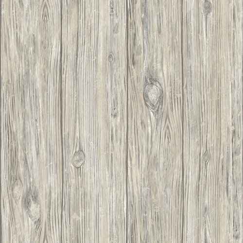 Papel pintado adhesivo madera gris 2,6 m²