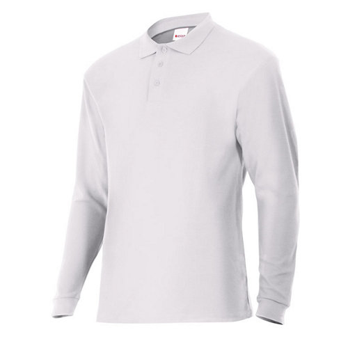 Polo de manga larga blanco s