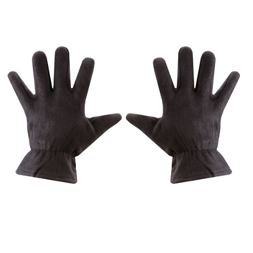 Guantes polares negro unica